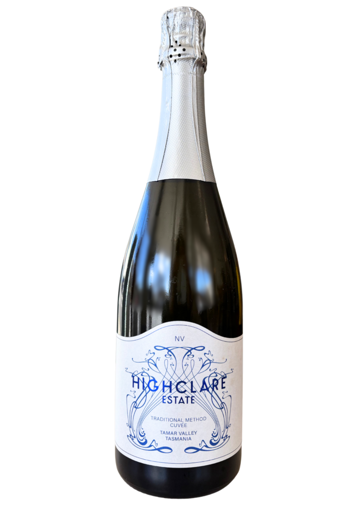 Highclare Estate Tasmanian traditional method cuvée bottle